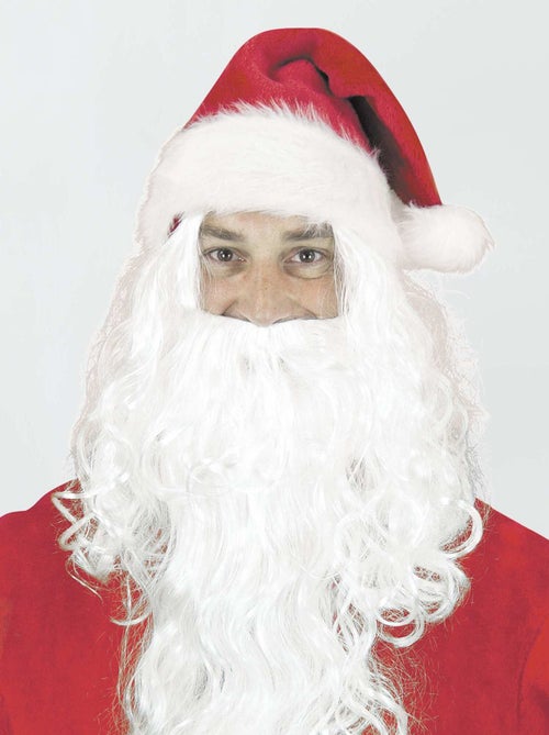 Peruca e barba 'Pai Natal' - Kiabi