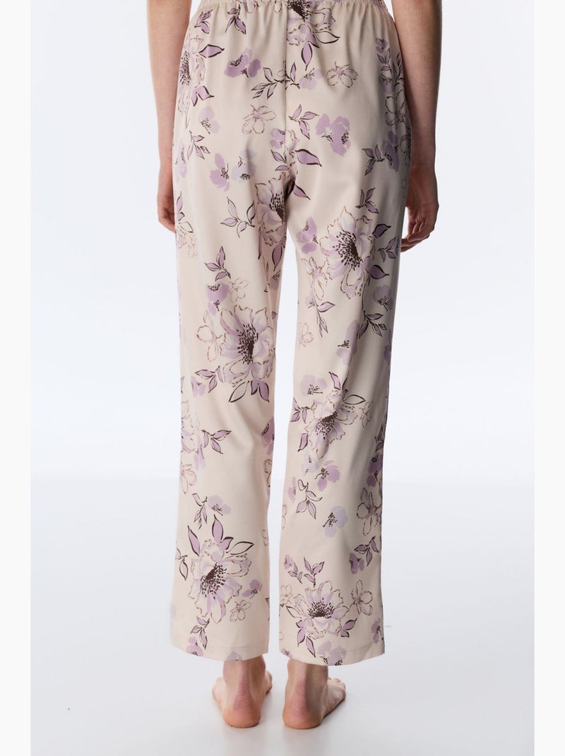 Petal calças de pijama em cetim penti Bege natural - Kiabi
