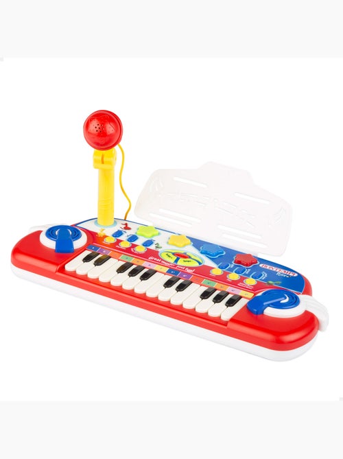 Piano de brinquedo c/microfone bontempi - Kiabi