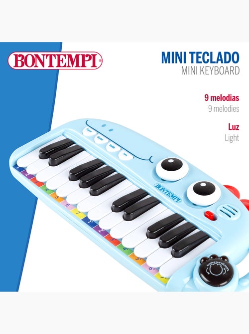Piano de brinquedo infantil com 24 teclas e efeitos de luz e som bontempi - Kiabi