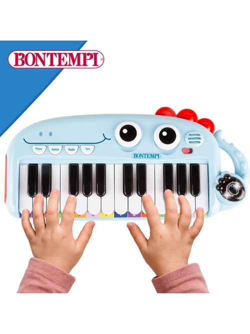 Piano de brinquedo infantil com 24 teclas e efeitos de luz e som bontempi - Kiabi