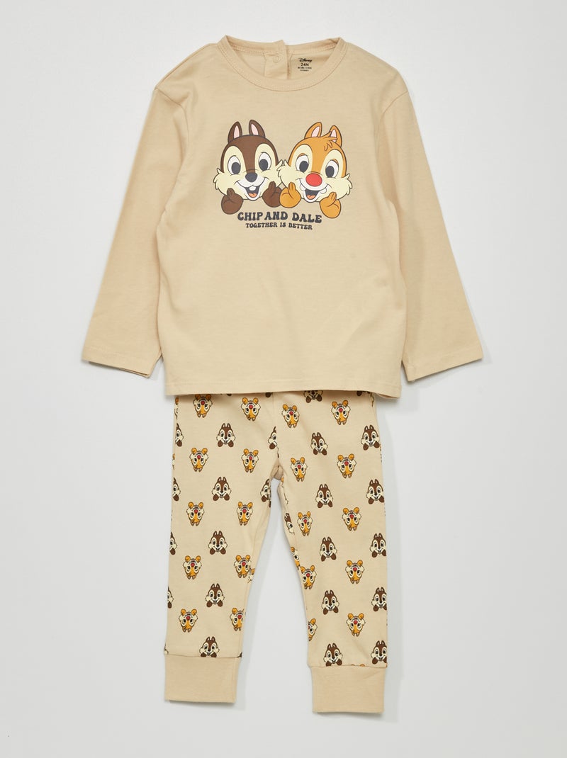 Pijama  - 2 peças BEGE - Kiabi