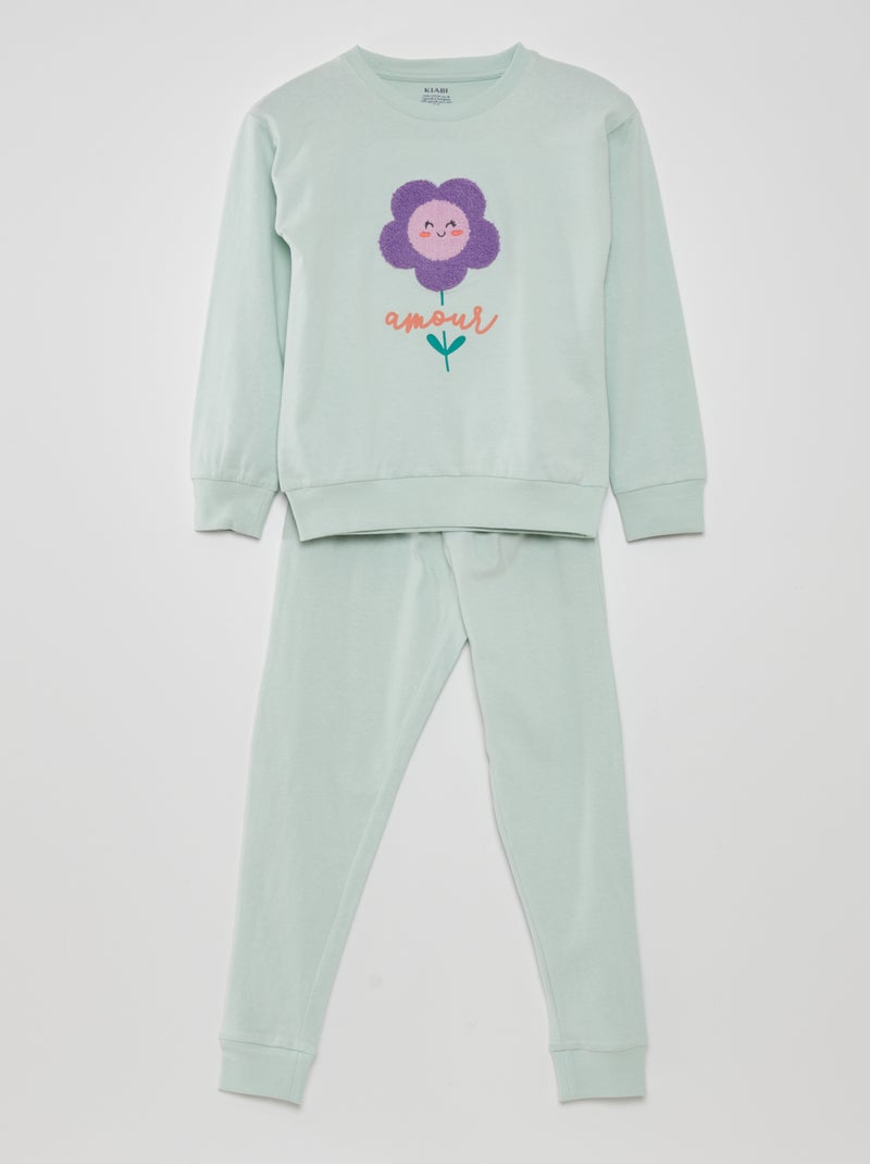 Pijama  - 2 peças BRANCO - Kiabi
