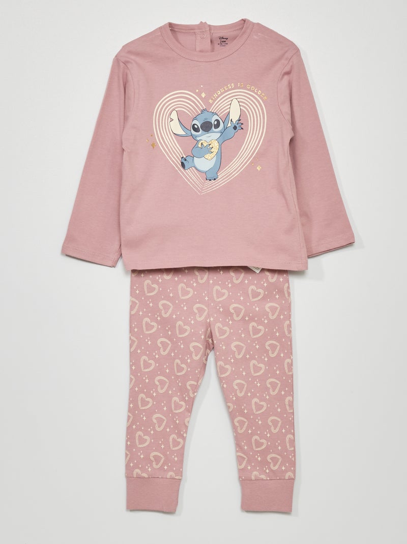 Pijama  - 2 peças ROSA - Kiabi