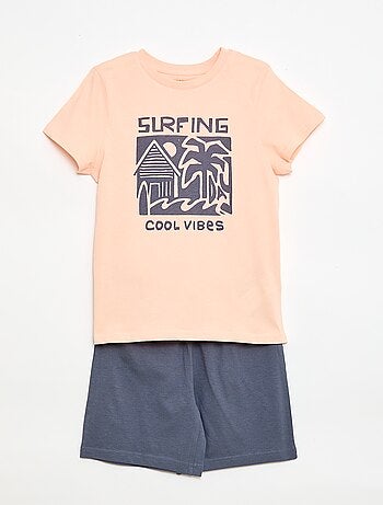 Pijama 2 peças calções + T-shirt