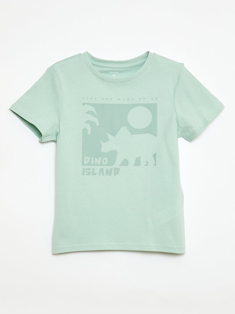 Pijama 2 peças calções + T-shirt Verde - Kiabi