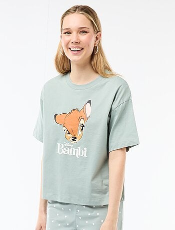 Pijama 2 peças estampado 'Bambi'