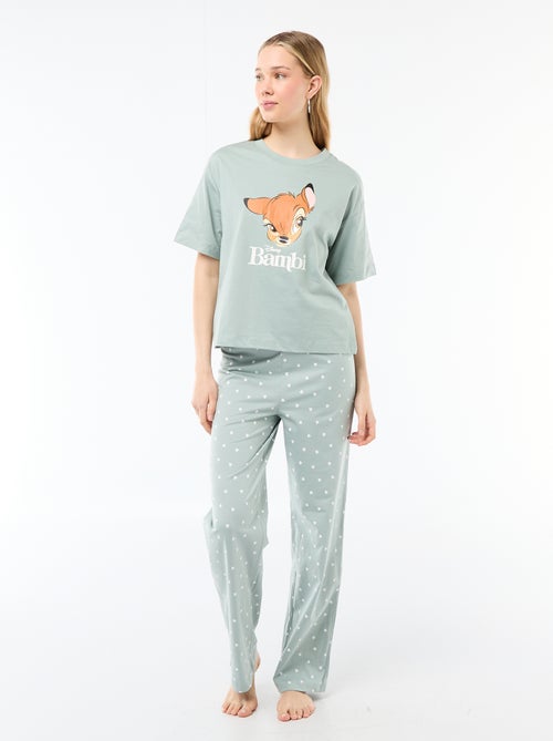 Pijama 2 peças estampado 'Bambi' - Kiabi