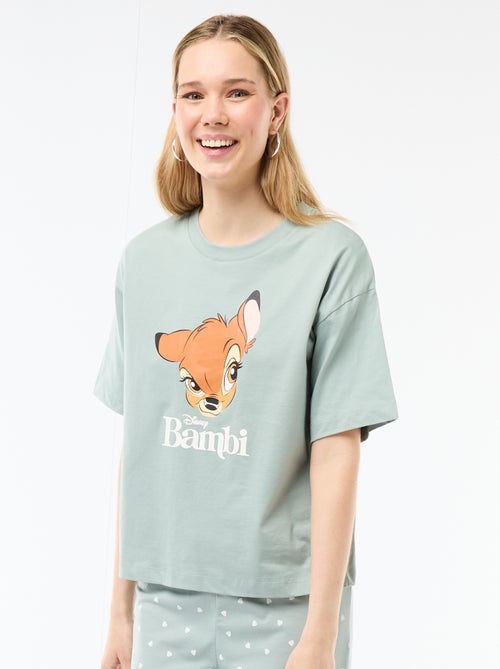 Pijama 2 peças estampado 'Bambi' - Kiabi