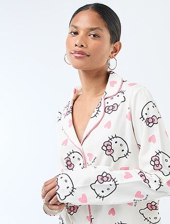 Pijama 2 peças estampado 'Hello Kitty'