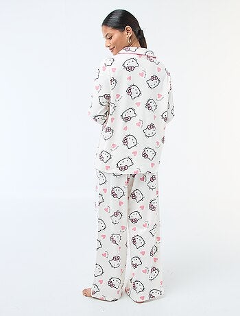 Pijama 2 peças estampado 'Hello Kitty'