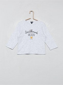 Pijama 2 peças mensagens - Kiabi