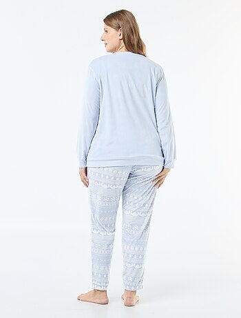 Pijama 2 peças 'Simba' 'O Rei Leão' 'Disney' em polar