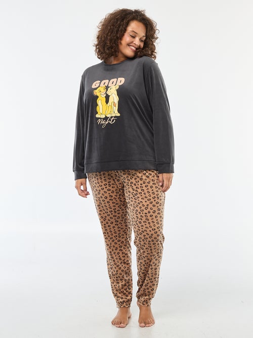 Pijama 2 peças 'Simba' 'O Rei Leão' 'Disney' em polar - Kiabi