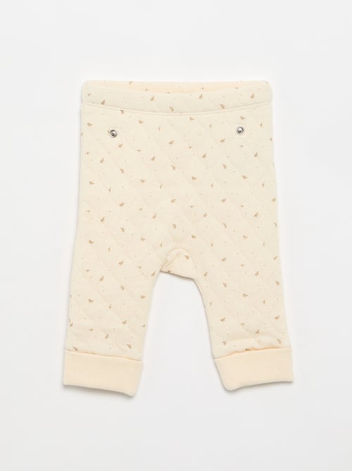 Pijama acolchoado ajustável de 2 peças - Kiabi