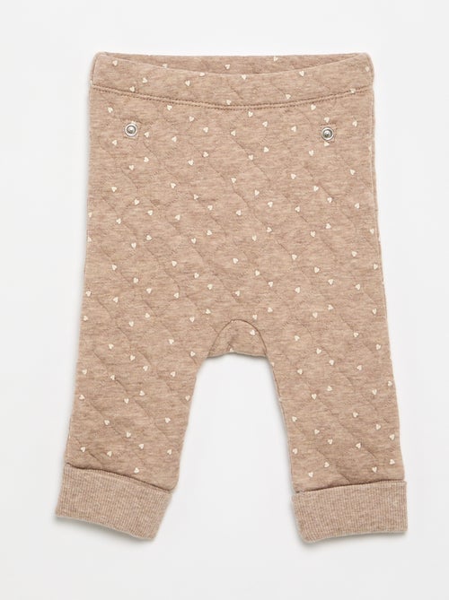 Pijama acolchoado ajustável de 2 peças - Kiabi