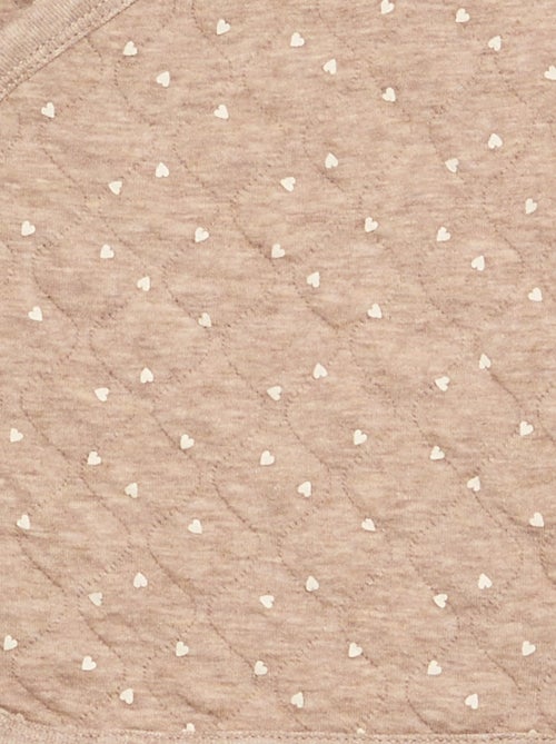 Pijama acolchoado ajustável de 2 peças - Kiabi