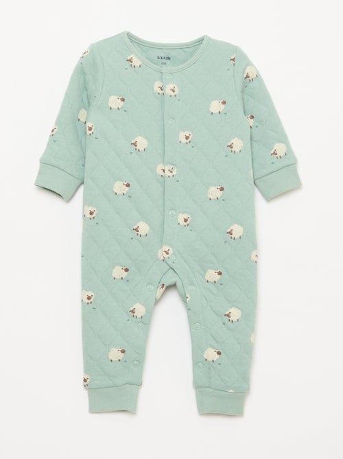 Pijama acolchoado sem pés - Kiabi