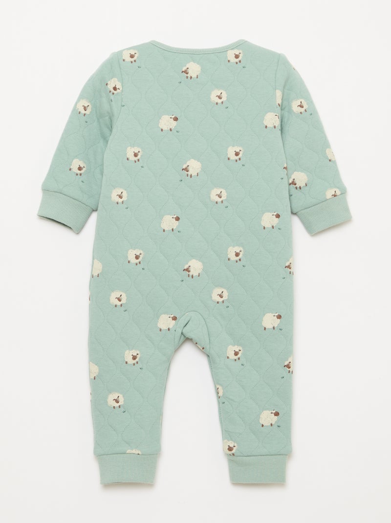 Pijama acolchoado sem pés Azul - Kiabi