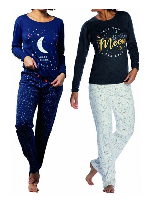 Pijama Algodão MELISSA BROWN - Pack de 2 - Kiabi