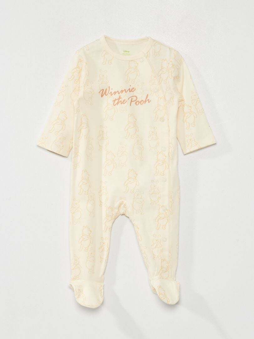 Pijama baby-grow 'Winnie' Ursinho Puff - Kiabi