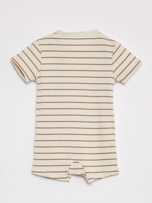 Pijama babygro leve com fecho - Kiabi