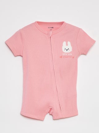 Pijama babygro leve com fecho