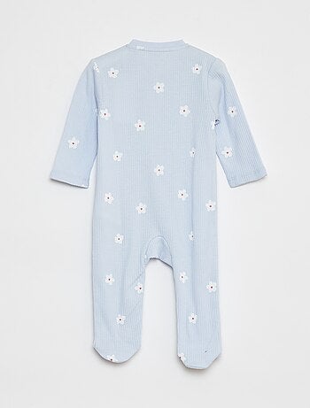 Pijama babygro leve nervurado