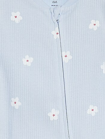 Pijama babygro leve nervurado