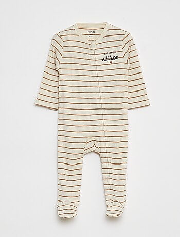 Pijama babygro leve nervurado