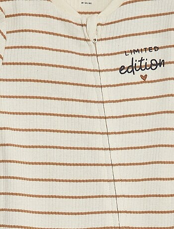 Pijama babygro leve nervurado