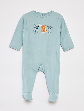Pijama babygrow com pés com motivos
