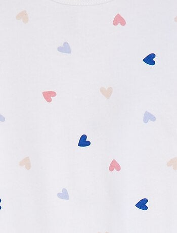 Pijama babygrow com pés com motivos