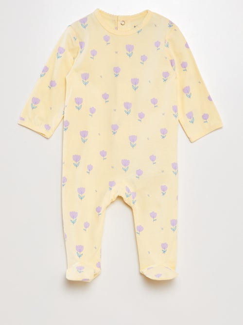 Pijama babygrow de algodão - Kiabi