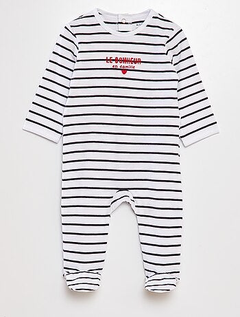 Pijama babygrow de algodão