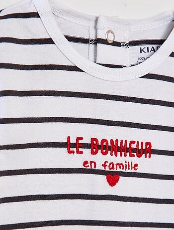 Pijama babygrow de algodão