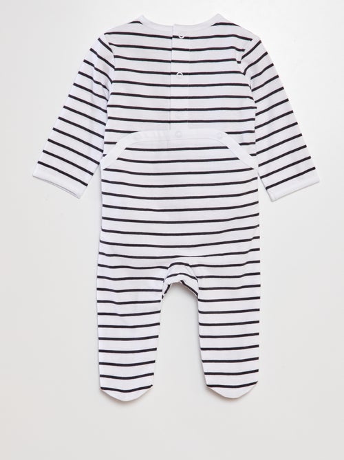 Pijama babygrow de algodão - Kiabi Pijama babygrow de algodão - Kiabi