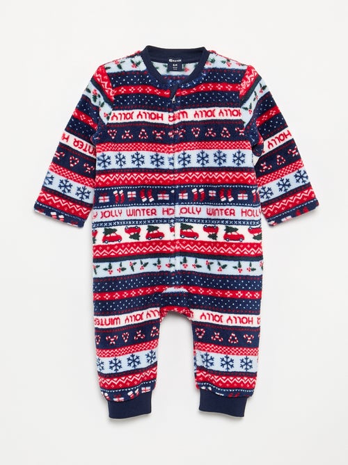 Pijama babygrow em polar - Kiabi