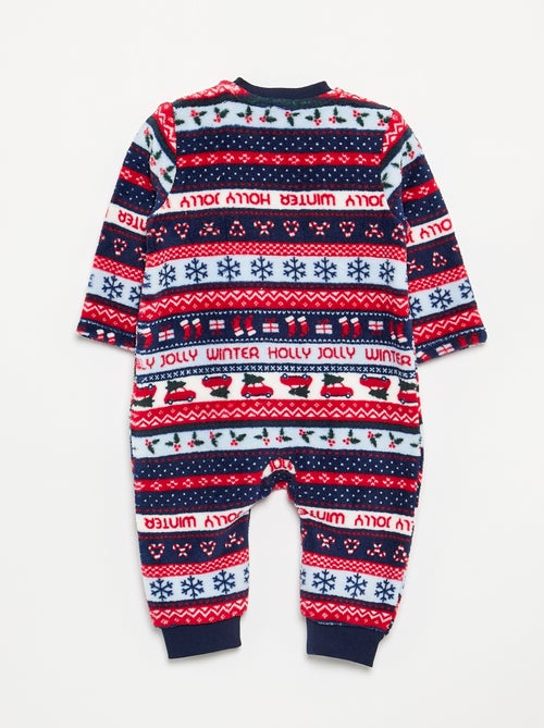 Pijama babygrow em polar - Kiabi