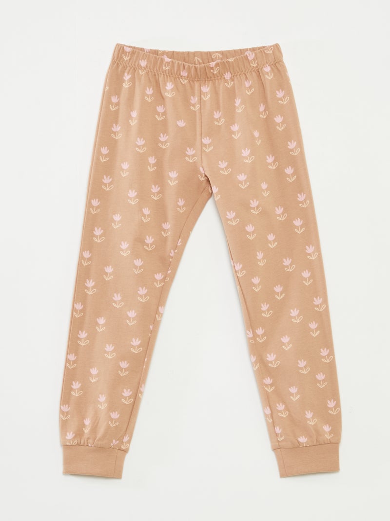Pijama 'Bambi' 'Disney' comprido - 2 peças Bege - Kiabi