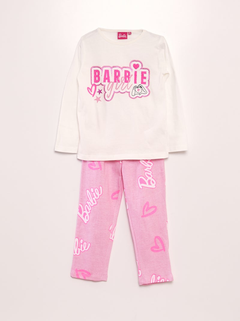 Pijama 'Barbie'  - 2 peças BRANCO - Kiabi