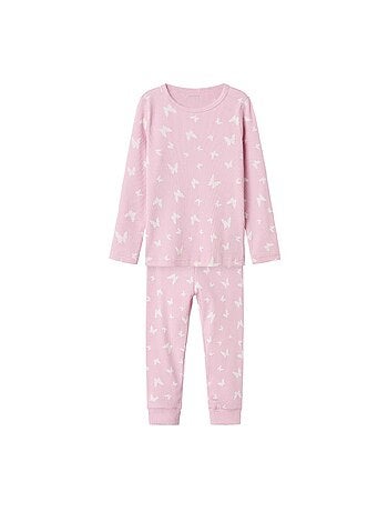 Pijama Borboleta Rosa Name It para Menina