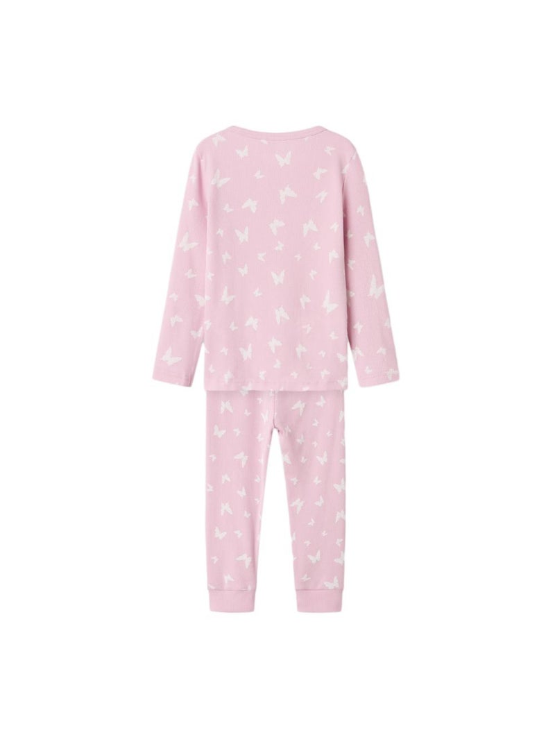 Pijama Borboleta Rosa Name It para Menina Rosa - Kiabi