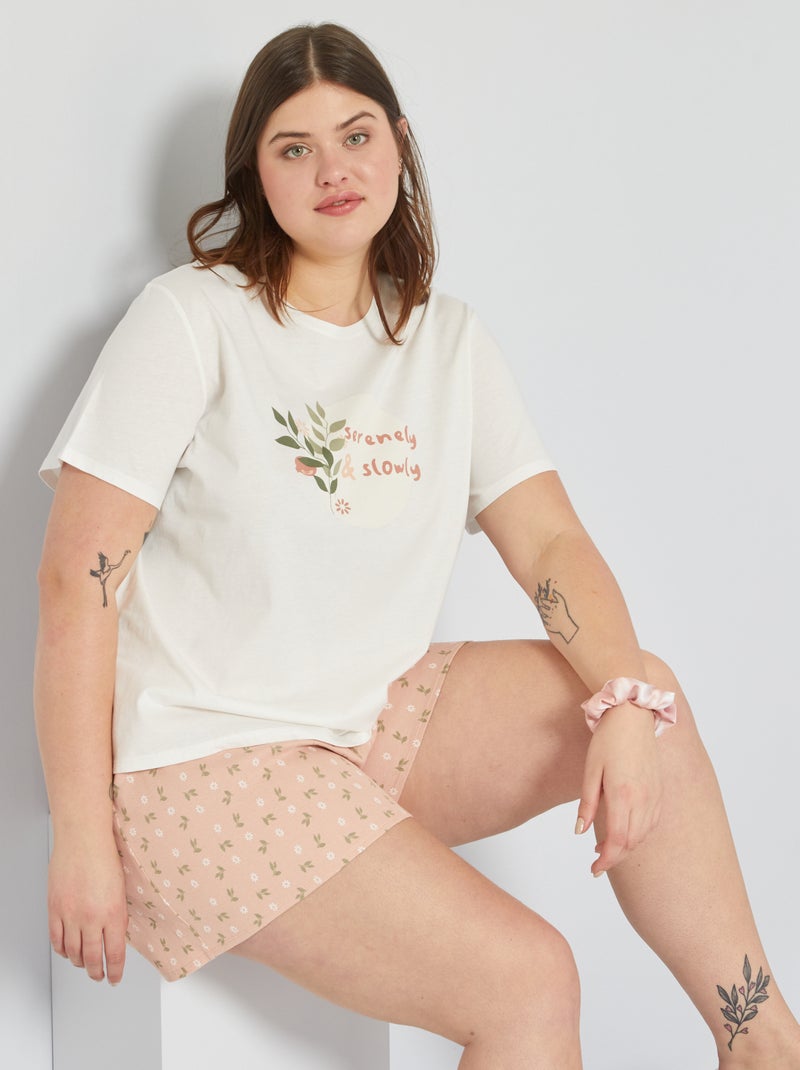 Pijama BRANCO - Kiabi