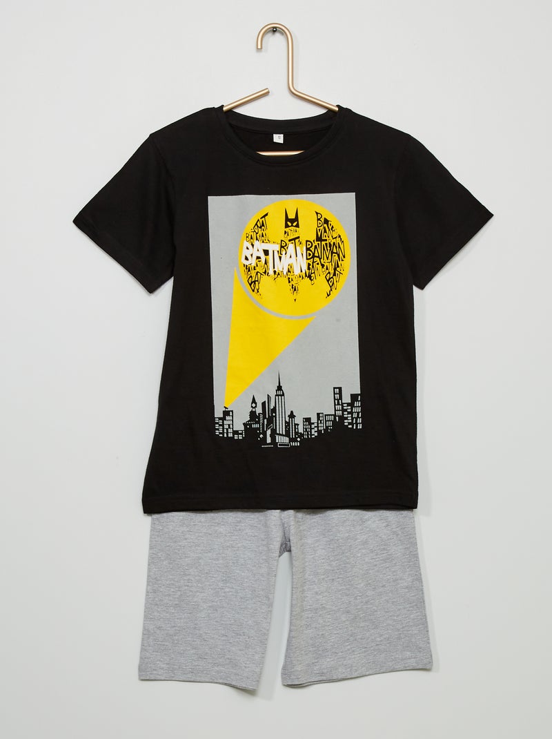 Pijama-calção 'Batman' 'DC Comics' PRETO - Kiabi