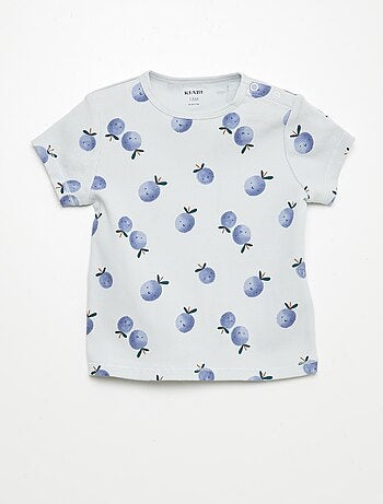 Pijama calção com estampado - 2 peças