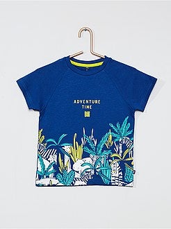 Pijama calção com estampado elástico - Kiabi