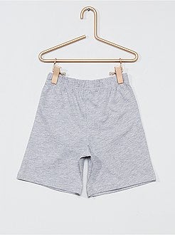 Pijama calção com estampado elástico - Kiabi