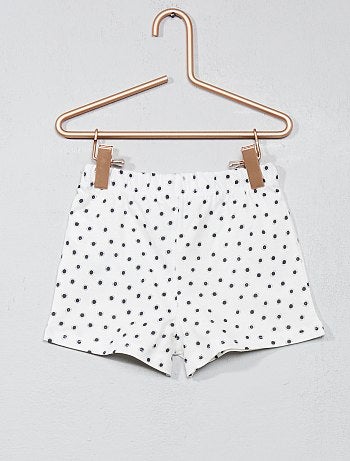 Pijama calção de algodão - Kiabi