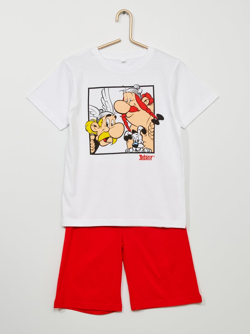 Pijama-calção de algodão 'NASA' BEGE - Kiabi